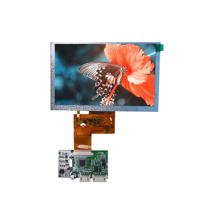 5.0寸长条形液晶屏 TFT800*480 AV